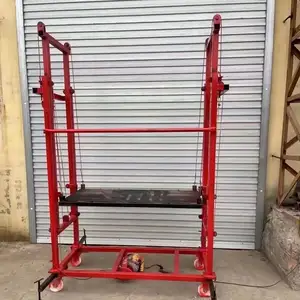 Songmao 2-6m 500Kg Mobile Electric Lifting Scaffold Platforms Motorized Scaffold Staircase Lift