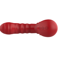Rose Brand Teleskop vibrierende Zunge lecken Vibrator grenz überschreitende weibliche Erwachsene Produkt