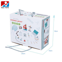 Puzzle pour enfants, petit microscope scientifique en bois, laboratoire informatique pour enfants, jouets d'éducation précoce