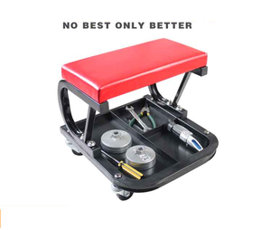 <span class=keywords><strong>Taburete</strong></span> Mecánico Plegable Acolchado de Acero con Bandeja para Herramientas para Reparación Automotriz en Garaje - Product Image 3