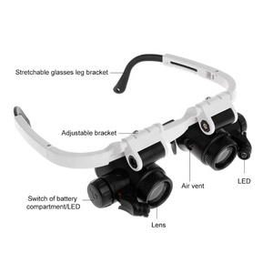 Lámpara LED <span class=keywords><strong>de</strong></span> Cabeza 9892H-1 con <span class=keywords><strong>Lentes</strong></span> Acrílicas, Lupa <span class=keywords><strong>de</strong></span> Doble Ojo - Product Image 3