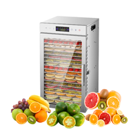 Groothandel 18-bakjes dehydrator droogmachine voor fruit, 18-bakjes dehydrator mango droger