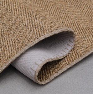 Tappetino in juta naturale con supporto in gomma Non antiscivolo tappeto in canapa Design-Q tappeto doppio lato <span class=keywords><strong>per</strong></span> soggiorno - Product Image 6