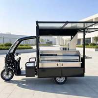 Chariot alimentaire extérieur, chariot pour tacos, café et hot-dogs, chariot alimentaire mobile multifonctionnel commercial, personnalisable.