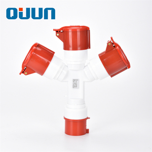 Enchufes de múltiples salidas Tamaño personalizado Carga de energía Cable de extensión <span class=keywords><strong>Nonin</strong></span> Personalizado Buena calidad 380V 4P Industrial OEM Rojo IP44 - Product Image 4