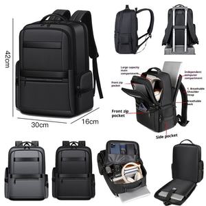 Mochila Antirrobo para Portátil de Gran Capacidad, para Negocios y Ocio, con Cierre de Cremallera, Oxford Impermeable, Bolsa de Viaje, Logotipo Personalizado, Venta al Por Mayor - Product Image 3