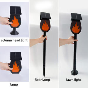 NUEVA Lámpara <span class=keywords><strong>Solar</strong></span> de Jardín con Sensor de Movimiento, Lámpara de Césped, Iluminación Exterior, Decoración del Hogar, Resistente al Agua IP64, 10W, 3500K, 4 en 1 - Product Image 2