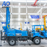 Foreuse de puits d'eau montée sur camion HOWO 4x2, profondeur 260m, double alimentation avec mât hydraulique pour le marché africain, approvisionnement direct usine