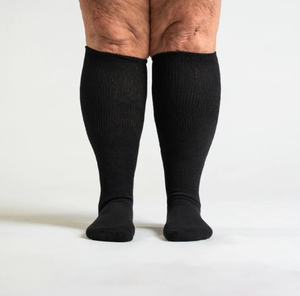 कस्टम महिलाओं के प्लस आकार के मोजे ने बांस फाइबर मध्य-उच्च ट्यूब अल्ट्रा-लड वाले सर्दियों के गैर-बाध्यकारी मोजे के लिए उच्च चालक दल - Product Image 4