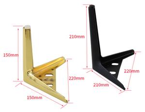 Bonne qualité usine directement style moderne pieds de meubles de table à manger table en or pieds de canapé en or pieds de canapé en or - Product Image 6