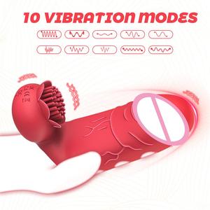 Vibrateur pour doigts féminins, jouets sexuels pour adultes, stimulateur de mamelons et de clitoris, jouet sexuel avec 10 modes de vibration, vibrateur pour clitoris et point G - Product Image 4