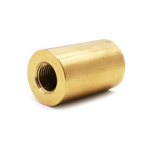 Écrou de raccordement cylindrique en laiton à filetage interne pour équipement mécanique, terminal conducteur, écrou de liaison - Product Image 5