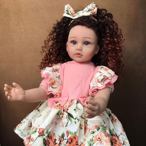 Boneka Bayi Reborn Silikon Realistis 24 Inci, Tubuh Lembut Mirip Bayi Asli untuk Anak Perempuan, Mainan Anak Boneka Reborn - Product Image 1