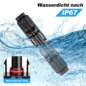 <span class=keywords><strong>Connecteur</strong></span> de panneau solaire 30A 45A 60A 1500V, <span class=keywords><strong>connecteur</strong></span> PV IP67, contact en cuivre photovoltaïque pour câble 2,5/4/6 mm² - Product Image 3