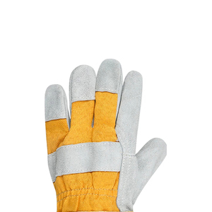 Guantes de Trabajo de Cuero con Protección Completa para los Dedos, Transpirables, de Tela, Guantes de Seguridad de Cuero con Protección Completa para los Dedos - Product Image 4