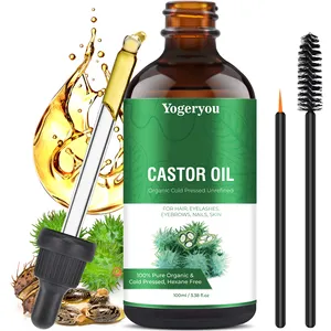 Private Label Pure Natural Hair Products Castor Oil Hair Growth Cold Pressed Organic Hexane Free Organic Castor Oil For Skin