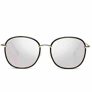 Nouvelles Lunettes de Soleil Unisexe Tendance UV400 Monture Métallique Verres PC Monture Complète Protection Solaire Classe 2 Style Rétro Coréen - Product Image 1