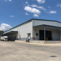 Entrepôt frigorifique préfabriqué en structure métallique pour le stockage de fruits et légumes, directement de l'usine
