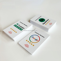 Carte de visite mini NFC RFID en PVC avec logo personnalisé, puce EM4305, épaisseur 0,76 mm, étanche, mémoire 512 bits pour contrôle d'accès