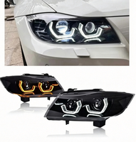 Phare avant LED modifié pour BMW Série 3 E90 2005-2012 Ikon DRL Projecteur Pièces de phare de rechange pour rétrofit automobile