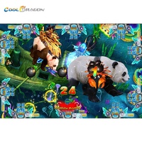 Cooldragon CD-004-266 Panda Magic Fish Hunter Game Machine - Machine de jeu de pêche à monnayeur personnalisable Ocean King 3 réglable