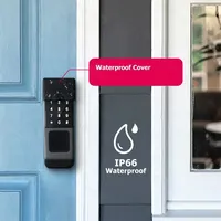 Serrure de porte électrique extérieure étanche IP65 en aluminium TTlock, double face, avec carte RFID, contrôle via l'application Tuya, WiFi, serrure intelligente à encastrer