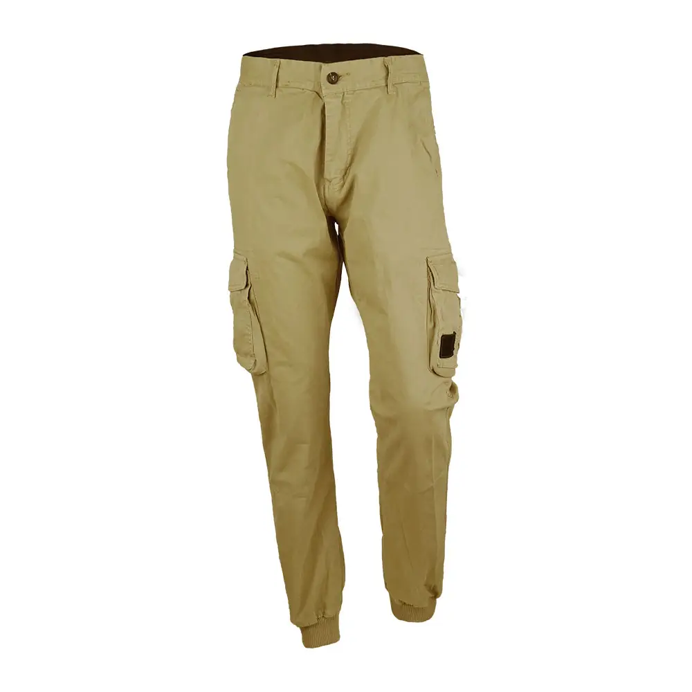Cotton Mens Cargo Pants Zipper Fashion Men Black Casual Work Trousers Workwear pants