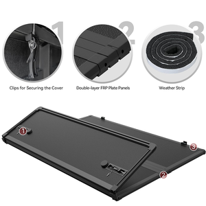 Cubierta Rígida Plegable de Aluminio de 5 pies para Jeep Gladiator 2026, Impermeable, de Alta Seguridad, para Protección de Carga - Product Image 3