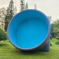 Piscine gonflable en PVC pour villa privée, piscine aquatique portable et pliable pour l'extérieur, piscine de relaxation et de jeux aquatiques à domicile
