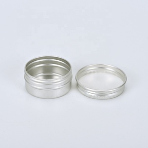 Envase Metálico Plateado de 20 ml para Bálsamo Labial, Crema Facial y Aceite Esencial, con Tapa de Rosca, Lata de Aluminio - Product Image 1