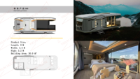 Capsule spatiale modulaire en acier préfabriquée pour hôtels de luxe et sites panoramiques, idéale pour les applications en plage, ateliers et parcs.