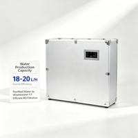 Système de filtration d'eau portable sans réservoir 100G par osmose inverse (RO) pour le camping et les activités de plein air avec batteries qualifiées
