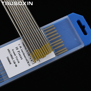 Nouvelles électrodes en tungstène lanthané WL15, 10 pièces, tête dorée, 1,6 mm, 150 mm, aiguille en tungstène TIG / tige en tungstène / broche de soudure - Product Image 4