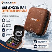 Système de brassage de café portable, écologique, imperméable en EVA, étui de rangement avec fermeture à glissière, résistant aux rayures, 2-3 compartiments, personnalisable