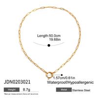 Colliers en acier inoxydable 18K J&D, hypoallergéniques, résistants au ternissement, avec chaîne à clips, breloques DIY, pendentif en céramique coquillage et perles d'eau douce