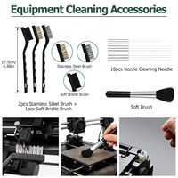 Kit d'outils pour imprimante 3D de 120 pièces avec étui de rangement, ensemble d'accessoires d'impression 3D, outil de débavurage, grattoir de retrait d'impression, perceuse manuelle, pinces