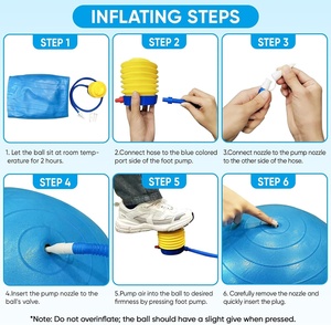 Chống trượt Yoga Pilates bóng nhiệm vụ nặng nề tập thể dục bóng cho tập thể dục cốt lõi tập luyện cân bằng đào tạo phòng tập thể dục nhà tập luyện thiết bị - Product Image 2