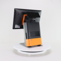 Système de terminal de point de vente CITAQ D1 à double écran Android/Windows 10, écran tactile capacitif multi-touch, ARM Cortex-A17, 4 Go de DDR + 128 Go de SSD