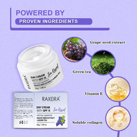Logo personnalisé SPF 15 extrait de pépins de raisin crème de jour et de nuit hydratante naturelle pour femmes et hommes soin du visage crème pour le visage lotion