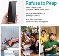Protection d'écran anti-espion à couverture intégrale en verre trempé pour iPhone 18 17 16 15 Pro Max 14 13 12 11 6 7 8 Plus anti-rayures
