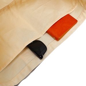 Eco-friendly Hot WholeSale High Quality Custom Organic Cotton Canvas Shopping Tote <b>Bags</b> With Pocket Embroidery Logo - Product Image 4
