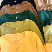 Nouvel ensemble de pyjama d'hiver simple et chaud en flanelle, style princesse doux avec dentelle, haut de gamme, deux pièces pour la maison