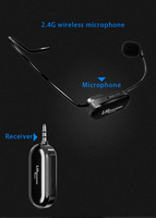 Micro-casque portable 2,4 G avec annulation active du bruit (ANC), étanche IPX-5, portée sans fil de 20 m pour DJ, sport et aviation