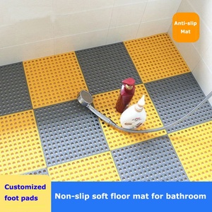 Alfombra de Ducha de PVC Suave de Alta Calidad, Antideslizante, para Baño y Cocina, Impermeable, con Drenaje - Product Image 3
