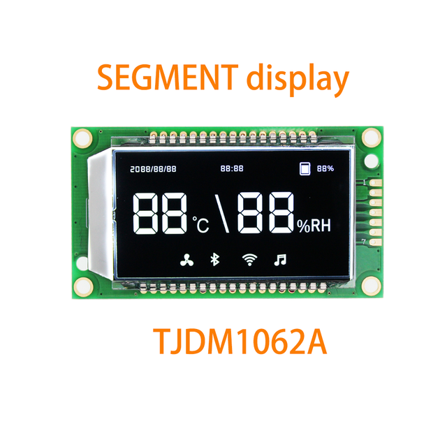 CLX FACTORY CUSTOM VA NEGATIVE SEGMENT LCD Display