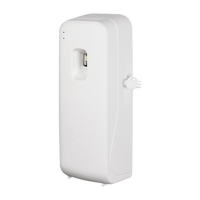 Wisekleen Distributeur d'aérosols mural en PP plastique Distributeur d'aérosols Pulvérisation automatique Distributeurs de désodorisants