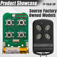Offre Spéciale 433MHz Clone télécommande universelle OEM porte-clés pour apprendre Code fixe Garage porte obturateur ouvre-porte