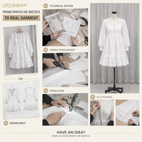 Robe Courte Blanche Femme Broderie Anglaise Manches Longues Bouffantes Col Carré Boutonnée Devant Romantique OEM Marque Privée