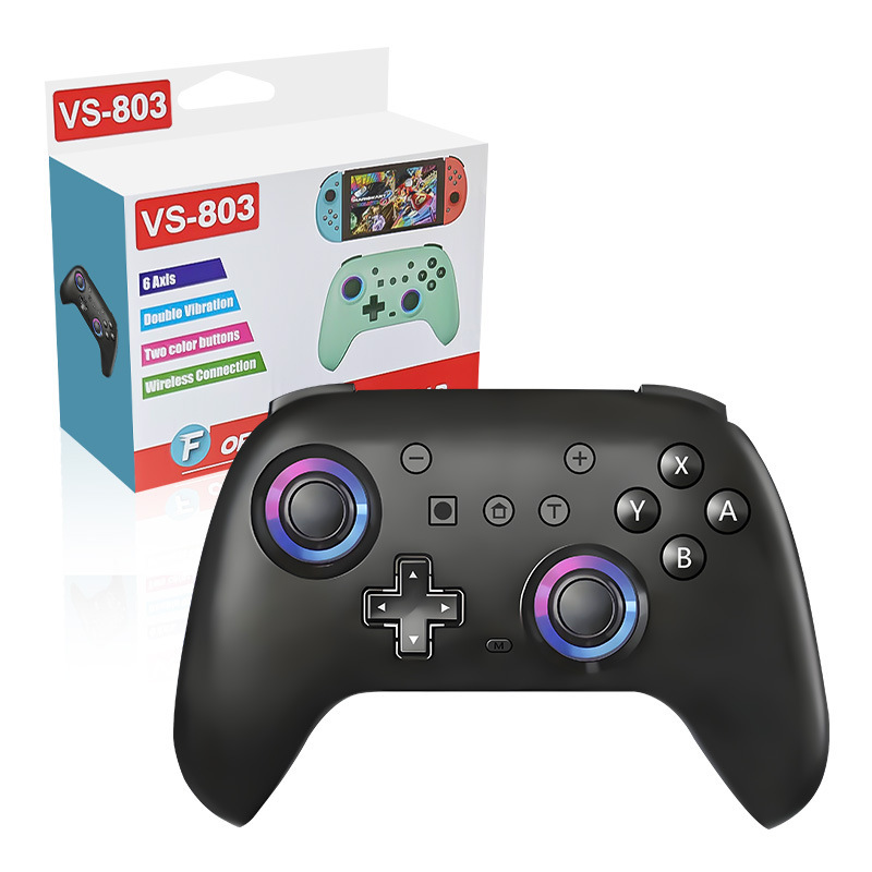 Wireless Gaming <strong>Controller</strong> UV Compatible <strong>PC</strong> Steam Featuring 6-axis Motion Sensing Dual Vibration Motors Promotional Novelty Gift