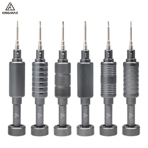 Kit de destornilladores de herramientas de reparación de teléfonos móviles, tornillo de cañón de acero pequeño, juego de Mini destornilladores magnéticos fuertes para teléfonos móviles - Product Image 1